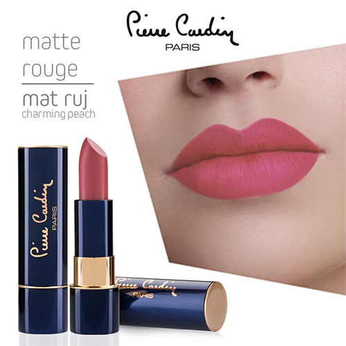 11144 - Pierre Cardin Matty Lipstick Mat Lipstick -Charming Peach رژ لب جامد ماتیکی پیرکاردین مدل هلوی جذاب شماره 11144 - Image 1