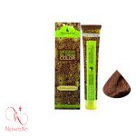 رنگ مو ماکادامیا شماره6.34 رنگ بلوند تنباکویی تیره حجم 100میل Macadamia