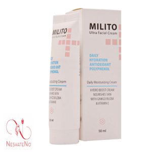 کرم مرطوب کننده پوست چرب و مستعدآکنه میلیتو حجم50میل MILITO