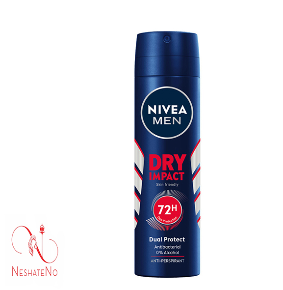 اسپری مردانه 72ساعته نیوا مدل dry impact حجم150میل اسپری مردانه 72ساعته نیوا مدل dry impact حجم150میل