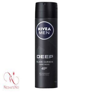اسپری مردانه 48ساعته نیوا مدل deep black carbon حجم150میل