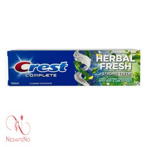 خمیردندان کرست مدل COMPLETE HERBAL FRESH حجم100میل