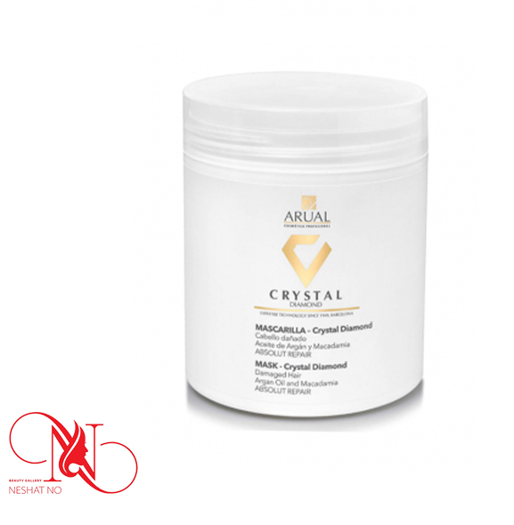 ماسک مو کریستال دیاموند آروال حاوی روغن آرگان حجم 500 میل ماسک مو کریستال دیاموند آروال حاوی روغن آرگان حجم 500 میل