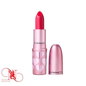 رژ لب مک مدل قلبی RELENTLESSLY RED